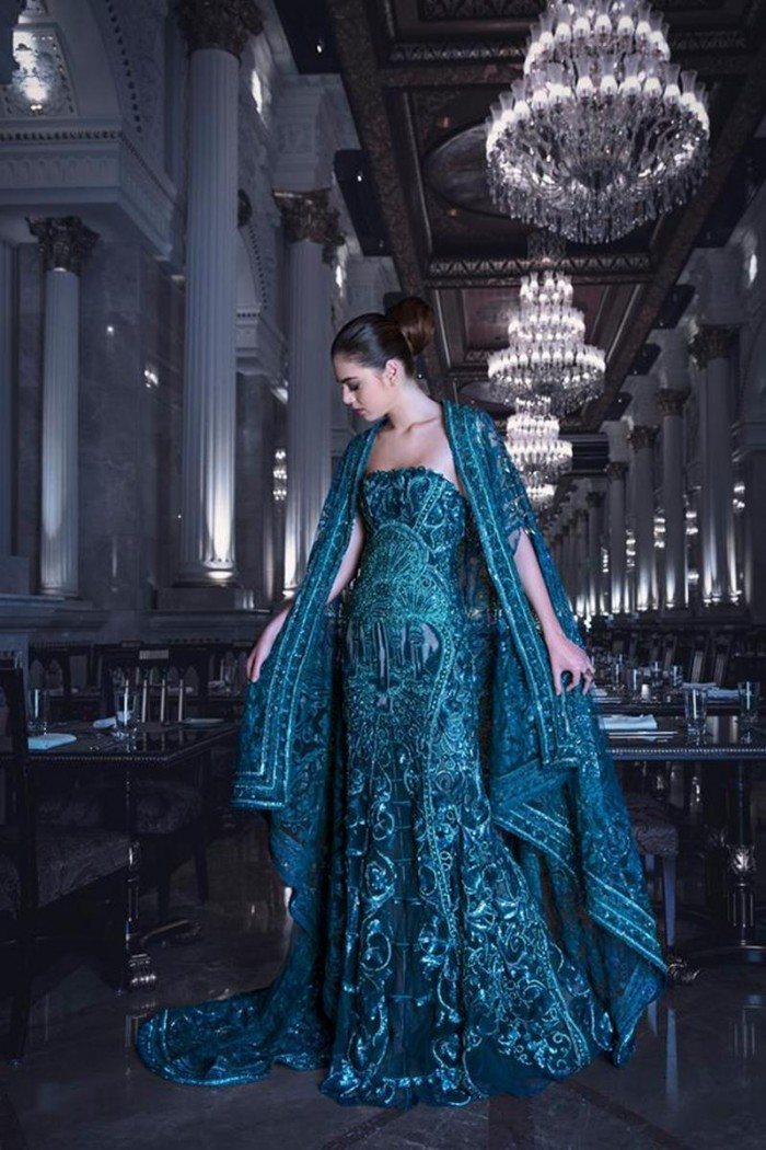 Dubai Wedding Dresses With Detachable Train Long Sleeve Lace Beaded Bridal  Gowns | eBay