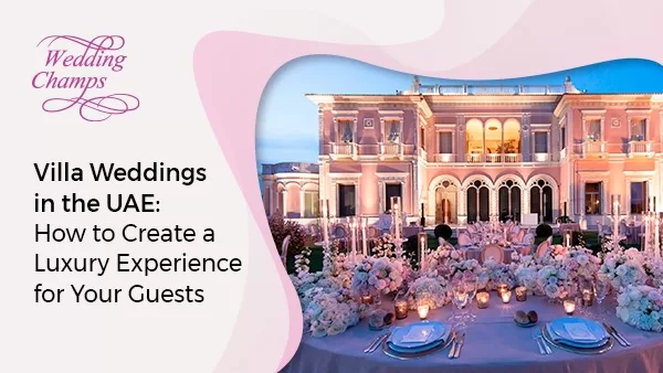 Villa Weddings in the UAE